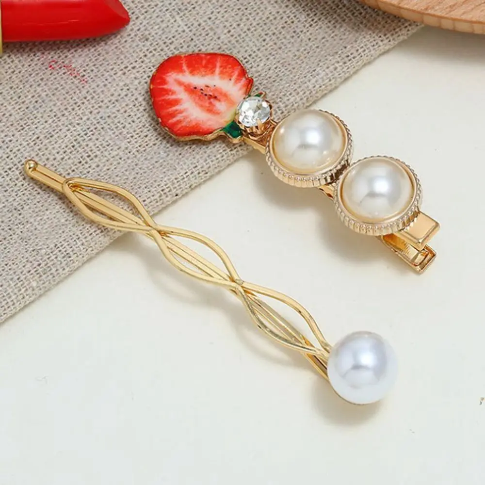 Женская заколка для волос элегантная пляжная в форме морской звезды с фруктами и