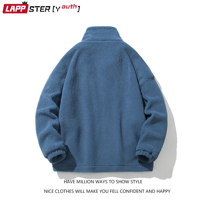 LAPPSTER-Молодежные мужские зимние куртки из овечьей шерсти в стиле Харадзюку 2022