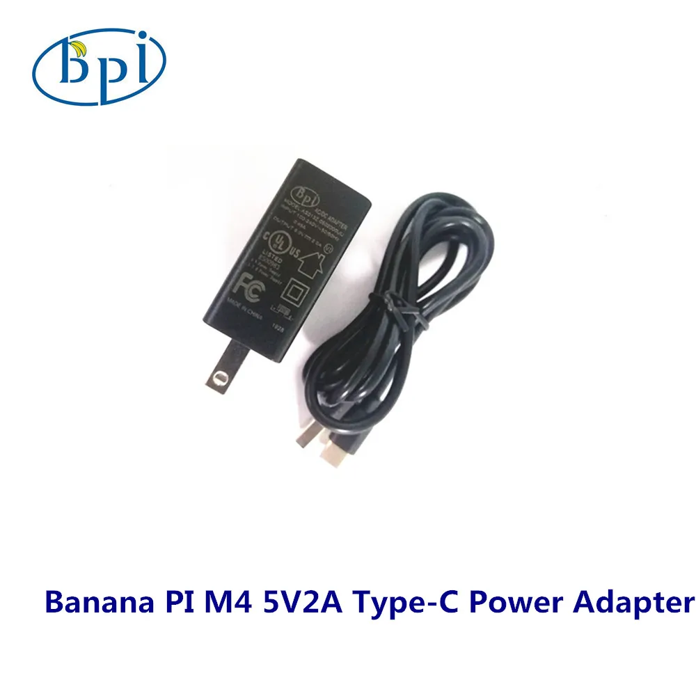 Зарядное устройство Banana Pi M4 5V2A + кабель Type-C адаптер питания EU US опционально |