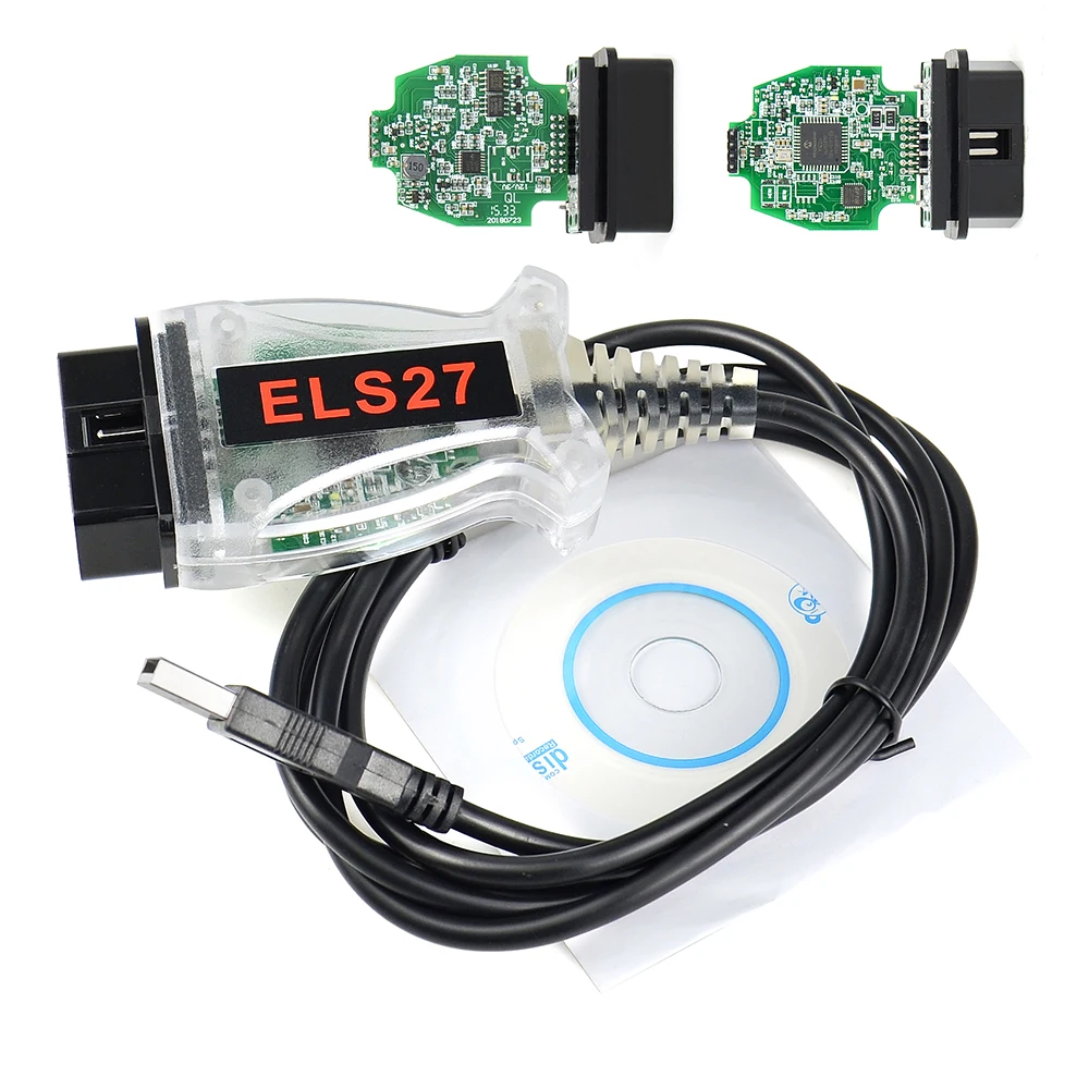 Сканер ELS27 FORScan PIC24HJ128GP + FTDI Mircochip Поддержка многоязычной работы ELM327 J2534 для