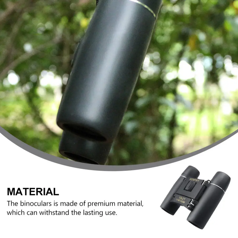 

1pc 10X Magnification Binoculars Portable Telescope for Outdoor Activities