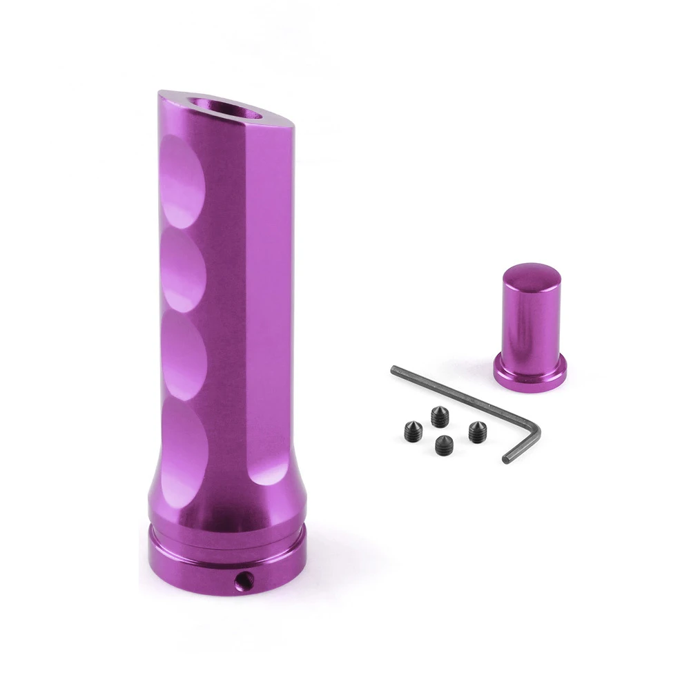 

Aluminum Alloy Hand Brake Sleeve Anti Slip Replacement Protective Car Interior Durable Auto Grip Universal Corrosion Resistance