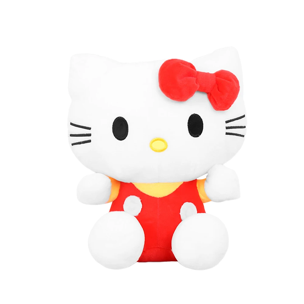 20 см * 80 Высокое качество Кристалл супер мягкий милый hello kitty кошка плюшевая кукла