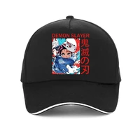 hot anime demon slayer funny cartoon baseball cap men summer kimetsu no yaiba comics hip hop caps men demon slayer hat