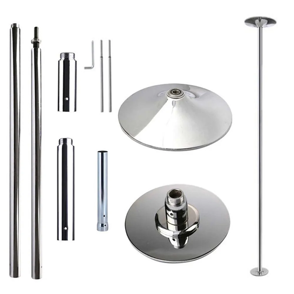 1 набор 45 мм вращающаяся трубка для танца шеста Базовая Нижняя ручная установка