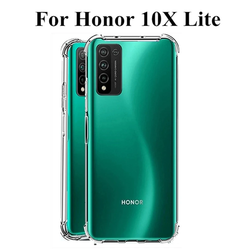 Прозрачный чехол для телефона Honor 10X Lite 6 67 '' прозрачная подушка безопасности