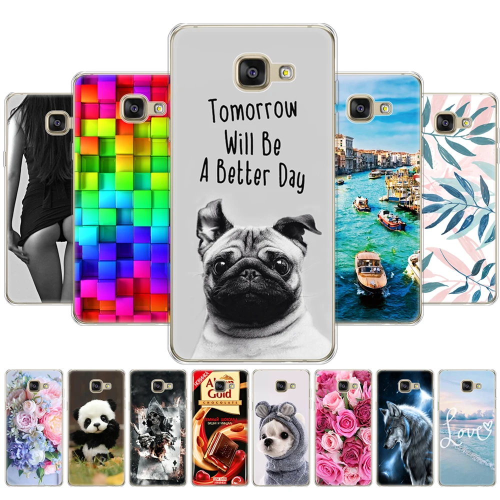 Силиконовый чехол для Samsung Galaxy A3 2016, чехол для A310 A310H, мягкий ТПУ чехол для телефона с полной защитой 360 градусов, чехол для Samsung A3 2016