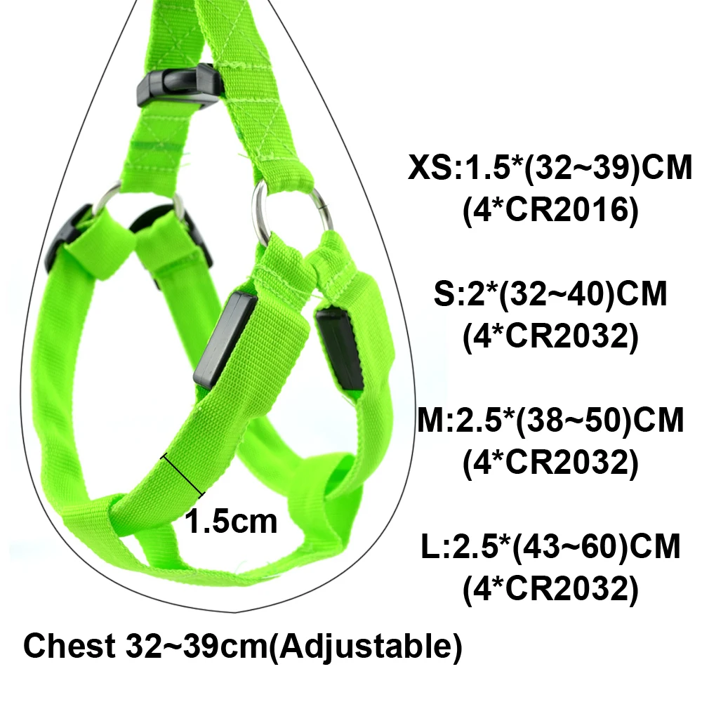 Люминесцентный ошейник Перезаряжаемые светодиодный нейлон светящийся поводок