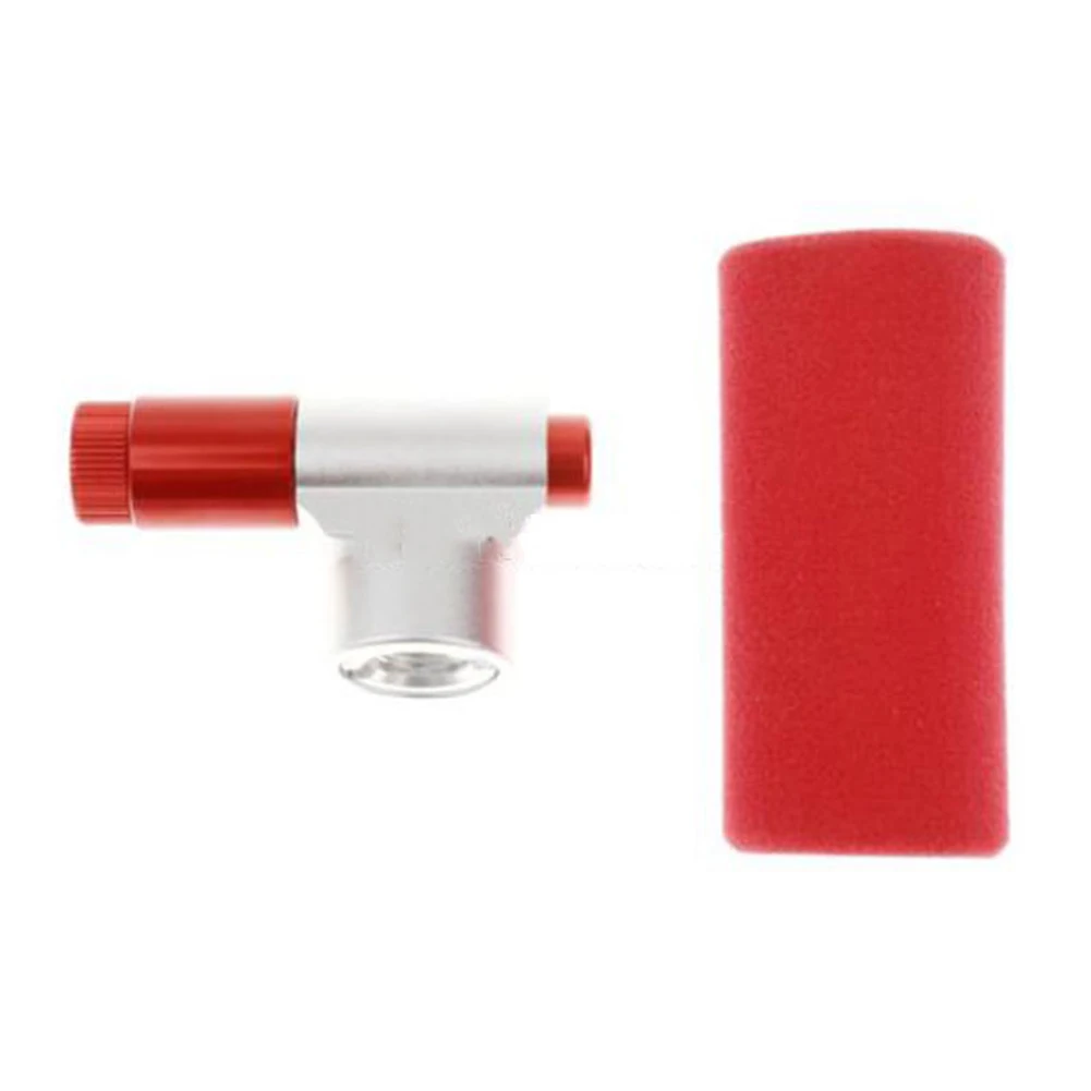 

Mini CO2 Bicycle Pump Portable Aluminum Alloy MTB Road Bike CO2 Inflator Hand Pump for Basketball Football Cycling