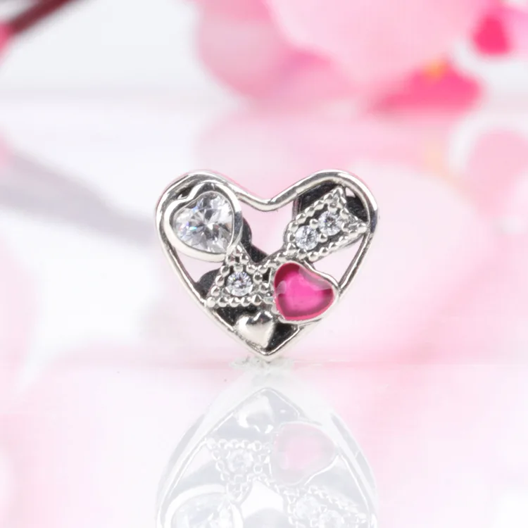 

Amas Authentic S925 Sterling Silver Valentine's Day Gift Cupid Eros beads Fit Original Bracelets Women Jewelry Gift
