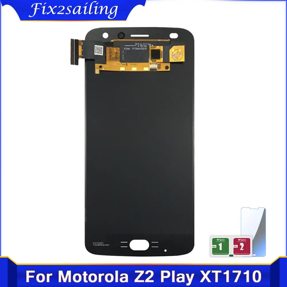 100% протестированный дисплей для Motorola Moto Z2 Play XT1710 сменный сенсорный ЖК экран в