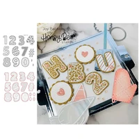 special 0 9 numbers metal cutting dies and clear rubber stamps scrapbooking craft stencil seal sheet decor embossing template