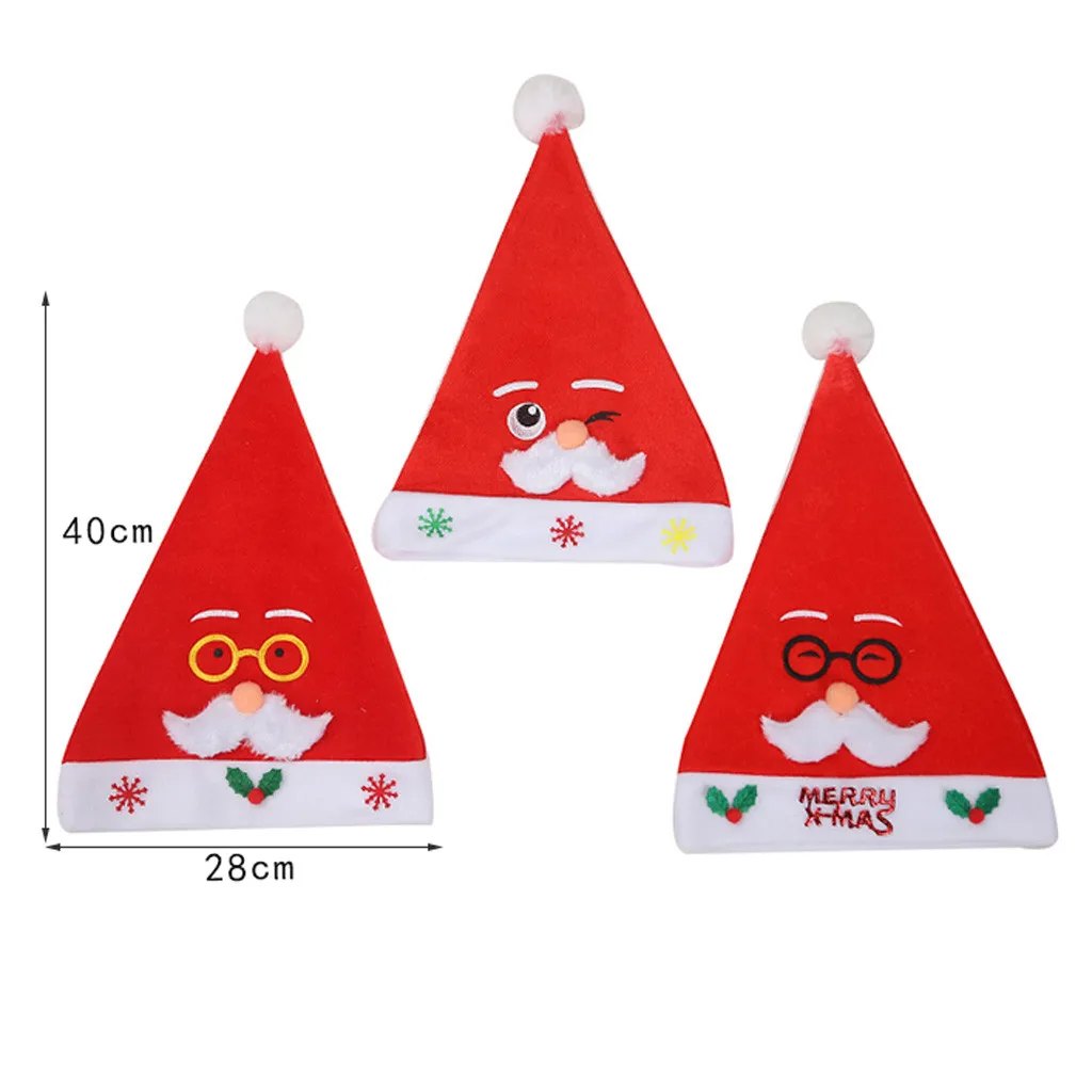 Рождественская шапка Санты для взрослых и детей ролевых игр праздничные