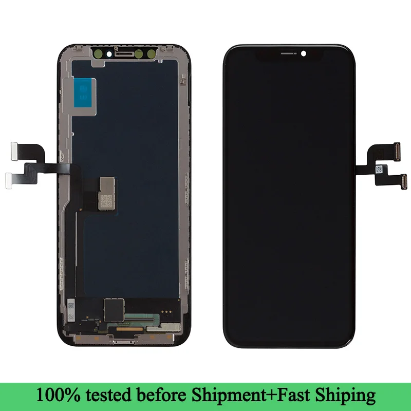 

Высококачественный OLED ЖК-дисплей для iPhone X, дисплей, оптовая цена, без битых пикселей для iPhone X, XR, XS, экран 100%, тест, хорошее 3D касание