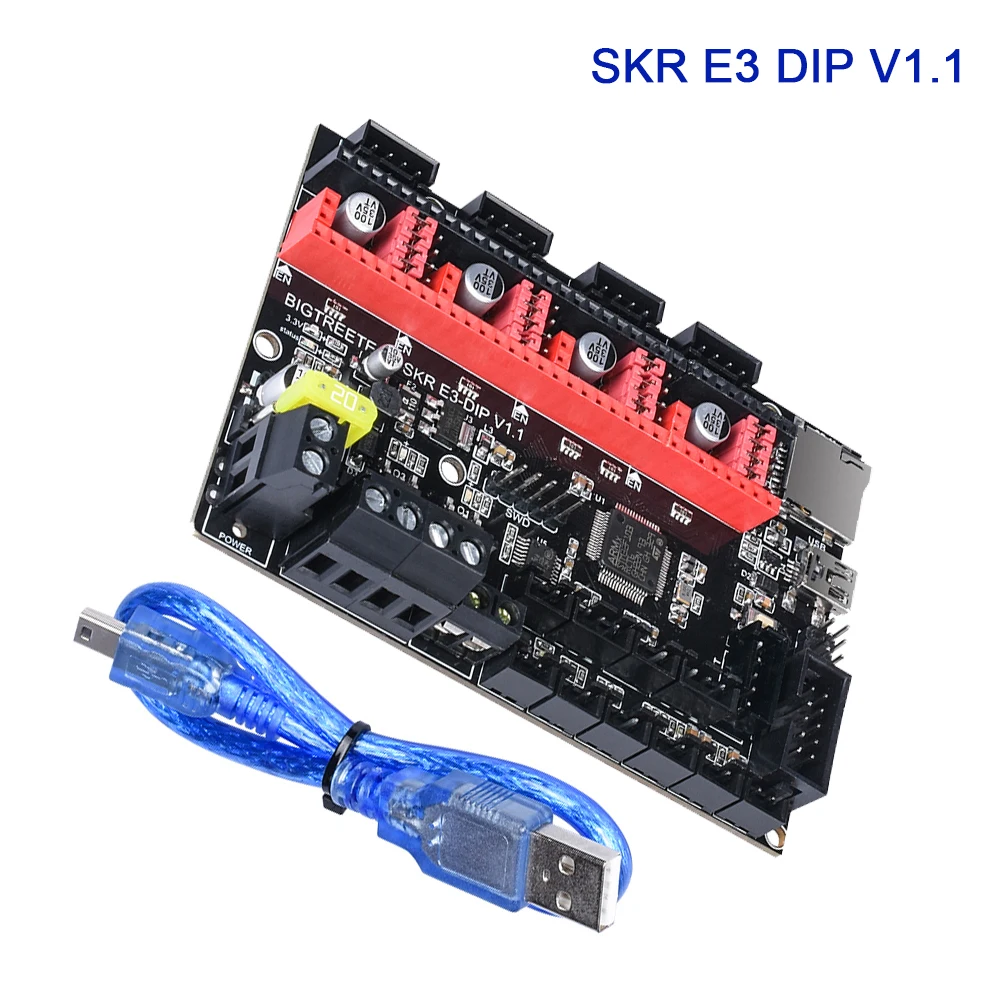 BIGTREETECH SKR E3 DIP V1.1 плата управления 32 бит рычаг для TMC5160 TMC2130 SPI TMC2208 UART для Ender 3 3D-принтер плата SKR V1.3