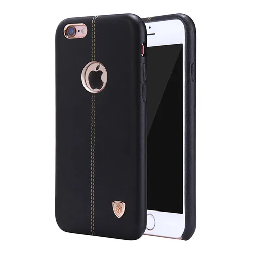Для iPhone 6 Plus чехол для телефона серия Nillkin Englon чехол винтажный из искусственной кожи чехол для iPhone XR Xs Max Capa Fundas распродажа - Цвет: Black