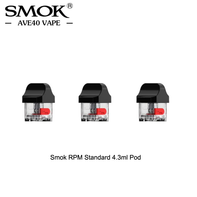 3 шт SMOK RPM 40 об/мин пустой стручок картридж 4 мл сетчатый 5 Nord атомайзер бак для Smok