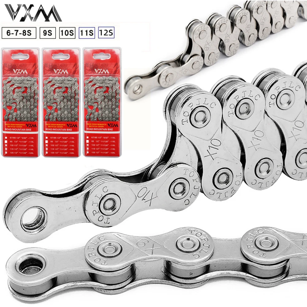 VXM Bicycle Chains 6 7 8 9 10 11 12 Speed Chain MTB Electrop