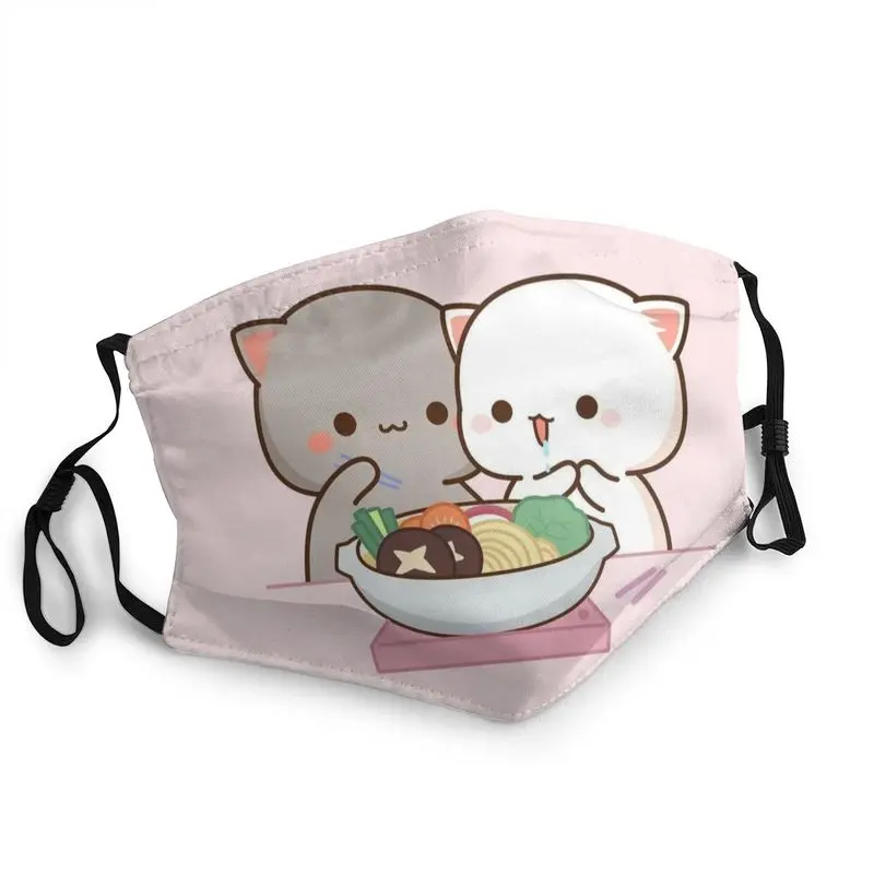 

Маска для лица персиковая и Гома ест салата унисекс неодноразовая маска Мужская противопылевая брифельная маска