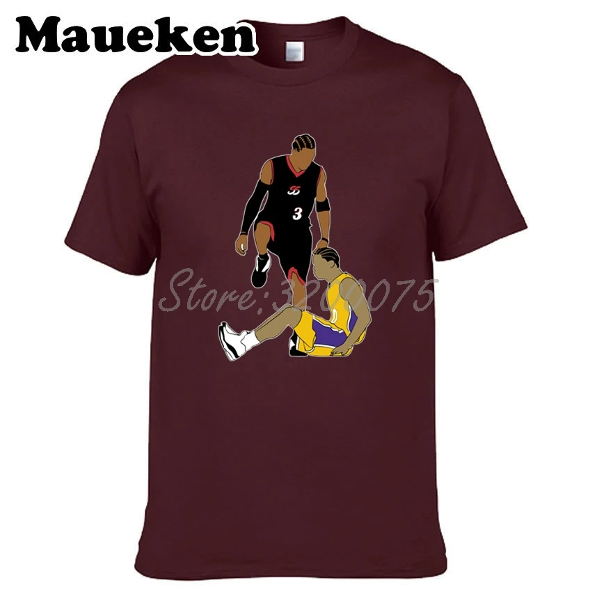 Мужская футболка The Answer Allen Iverson 3 Span Tyronn Lue одежда футболка мужская футболка с круглым вырезом W19102315 - Цвет: 9