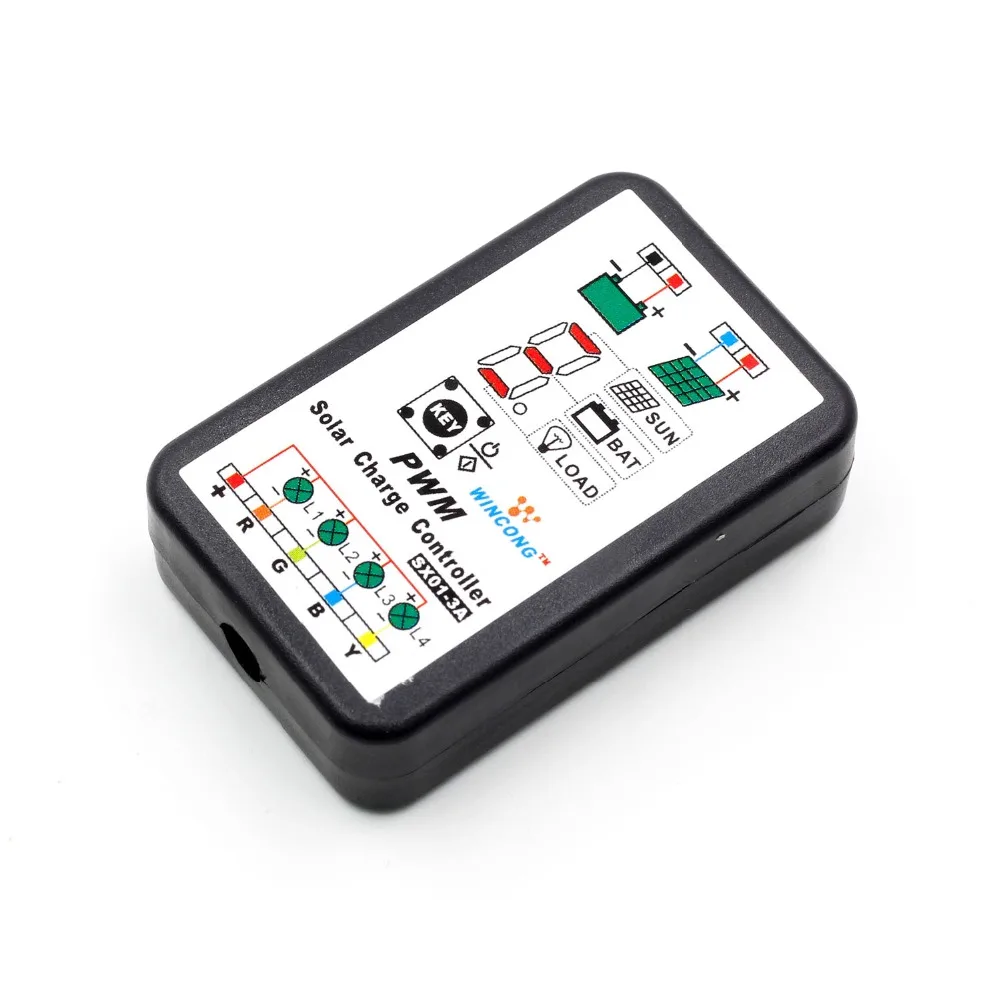 3A 6V 12V PWM Панели солнечные светильник контроллер Батарея регулятор заряда