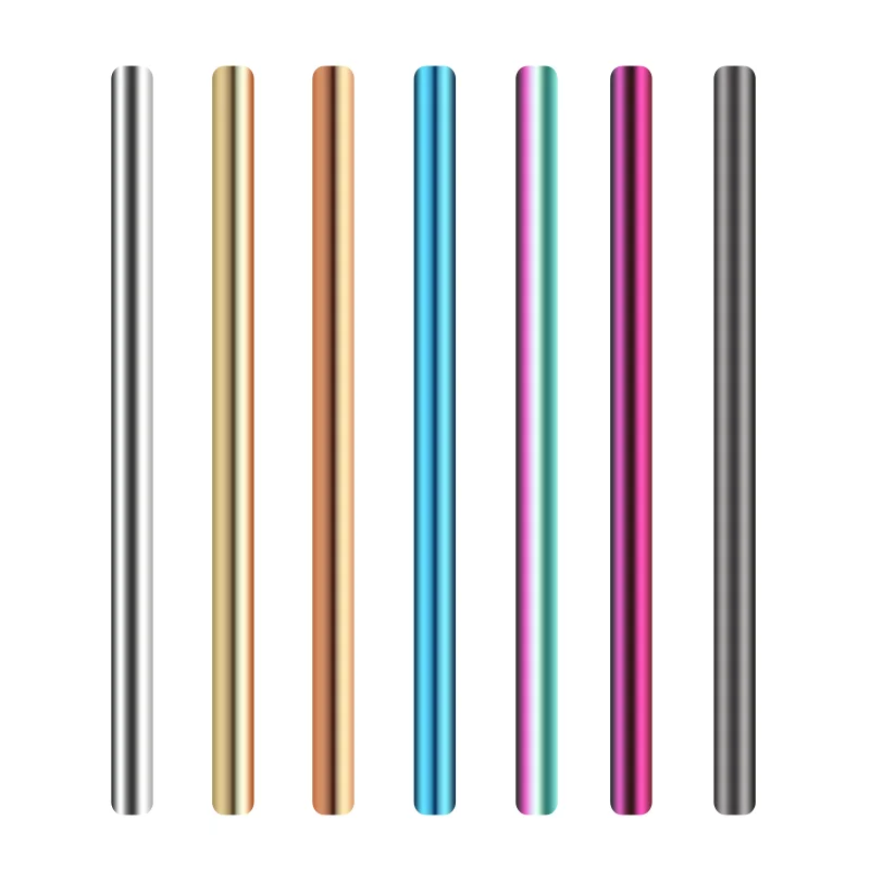 

Reusable Metal Boba Straw 12mm Bubble Tea Drinking Straw Stainless Steel Straw Bar Party Accessory
