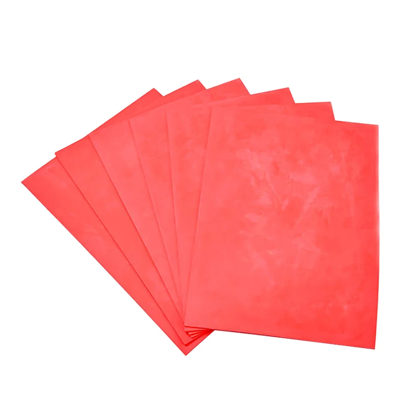 Лазерный резиновый лист A4 2 3 мм красный для печати гравировки уплотнения штампа