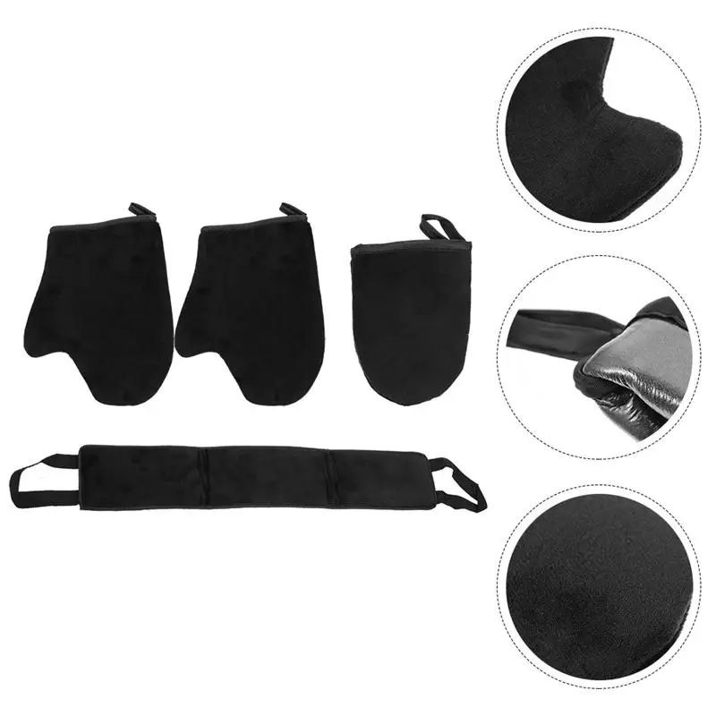 

4Pcs Tanning Applicator Professional Reusable Exfoliating Gloves Tanning Mitt Self Tanning Glove