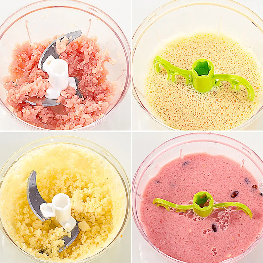 Мини ручная мясорубка мини измельчитель дизайн потяните веревку Чеснока Резак