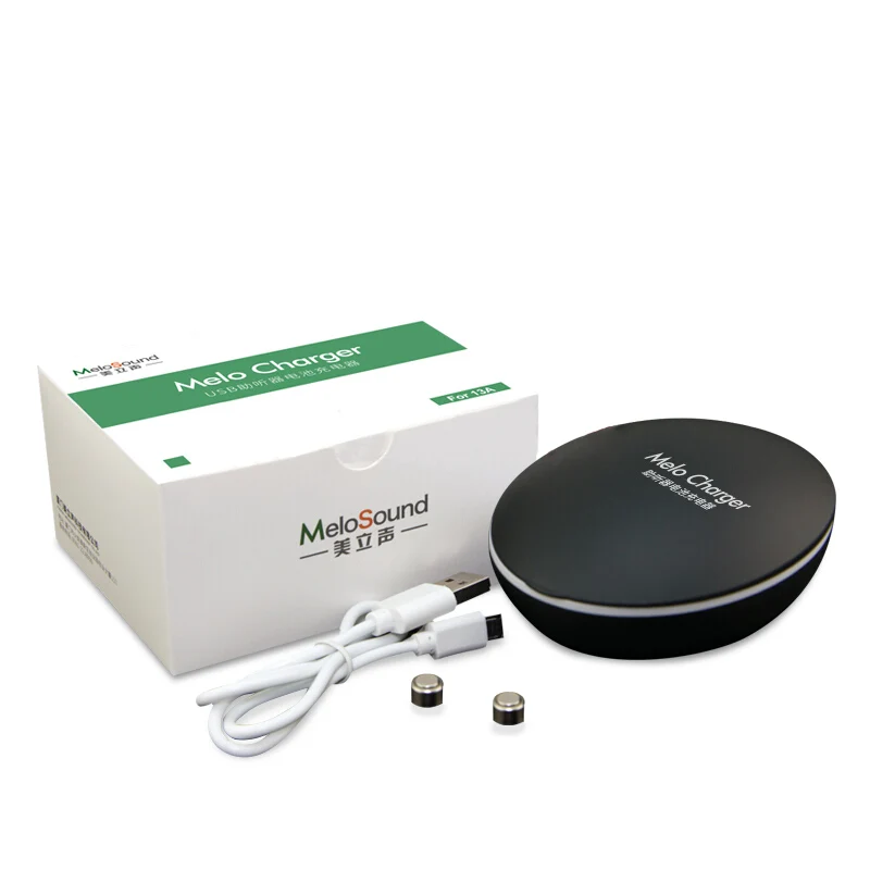 Слуховой аппарат A13 аккумуляторные батареи с зарядным устройством для слуховых