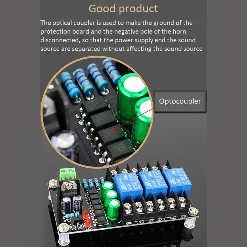Плата защиты 300 Вт динамик цифрового усилителя 2 1 каналов релейный модуль