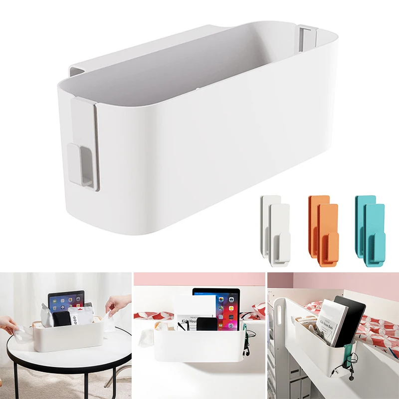 

Корзина для хранения с крючками, прикроватная тумбочка для студенческого общежития, планшета с пультом дистанционного управления, боковой ...