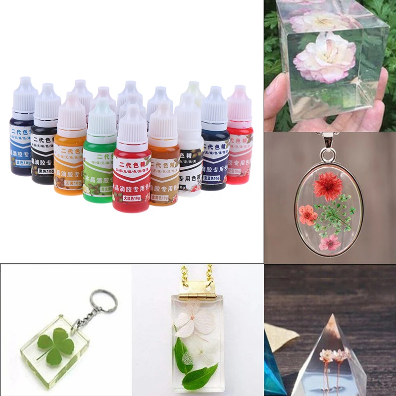 

15Colors 10g Epoxy High Concentration UV Resin Liquid Pearl Color Dye Pigment Epoxy for DIY Jewelry Making Crafts
