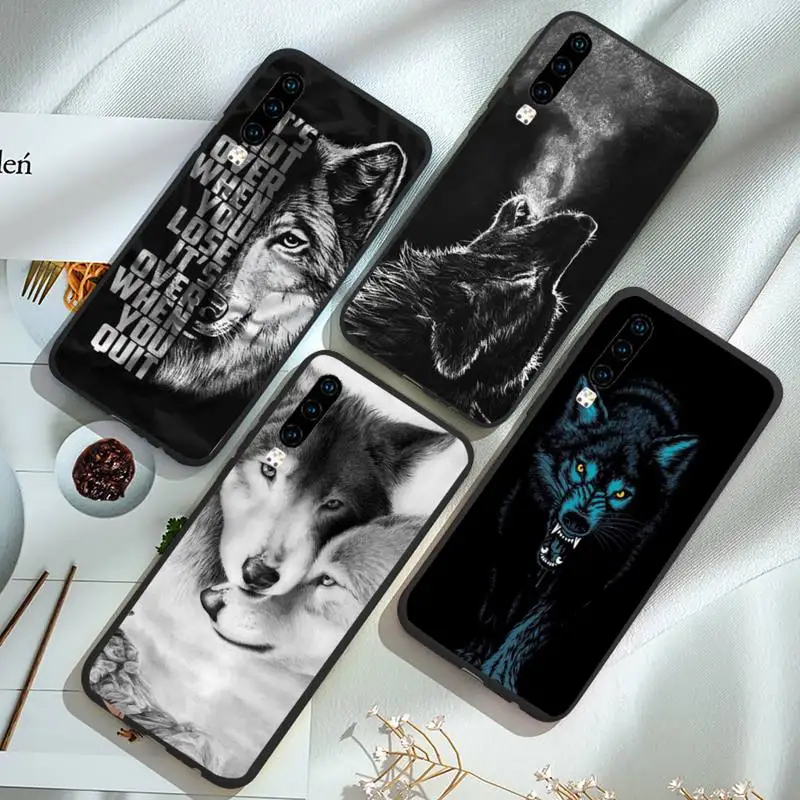 

angry Animal wolf Face Phone Case For Huawei Mate 9 10 20 Pro lite 20x nova 3e P10 plus P20 Pro Honor10 lite