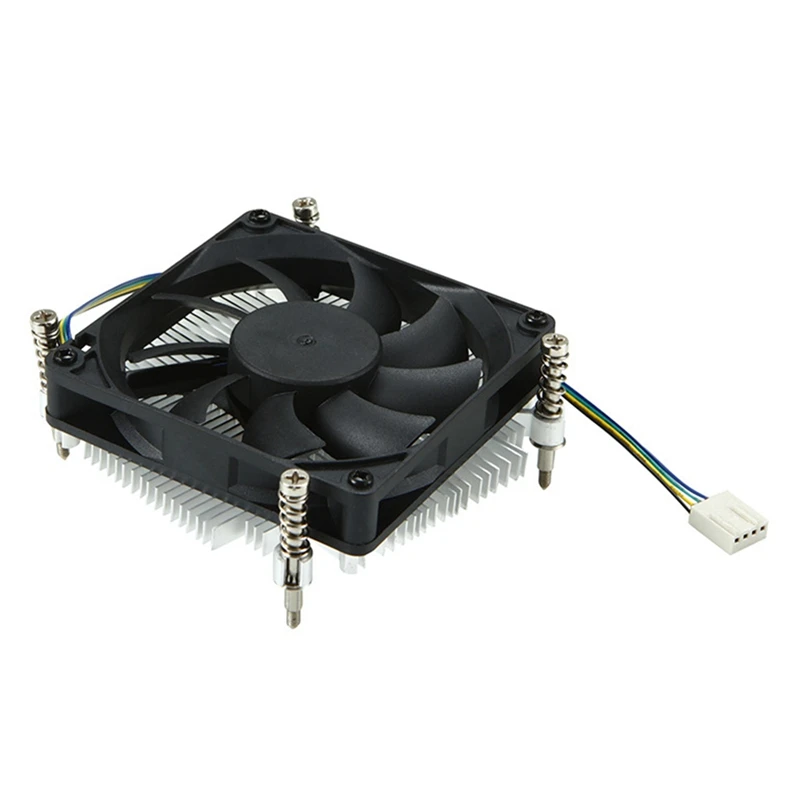 PWM Temperature Control CPU Cooler HTPC Mini Case Intelligent Silent Cooling Fan | Дом и сад