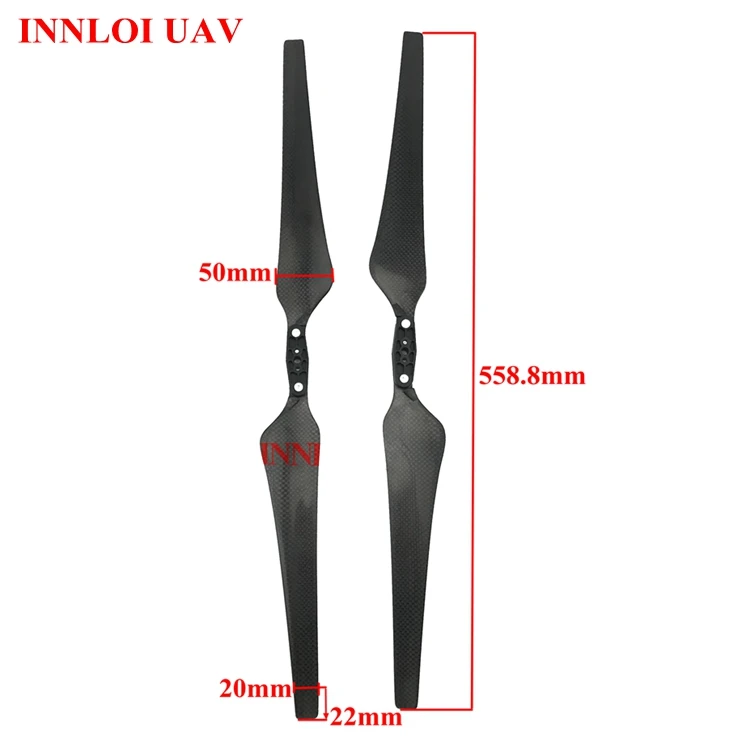 DIY 22-дюймовый Пропеллер для дрона 2270 складной пропеллер из углеродного волокна