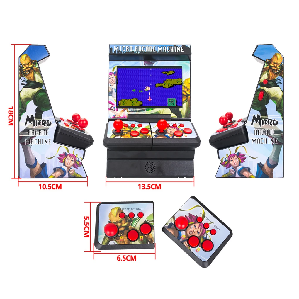 8Bit 4.3inch TFT Portable Mini Retro Classic Wireless Handheld Game Console Micro Arcade Station Built-in 300 Games | Электроника
