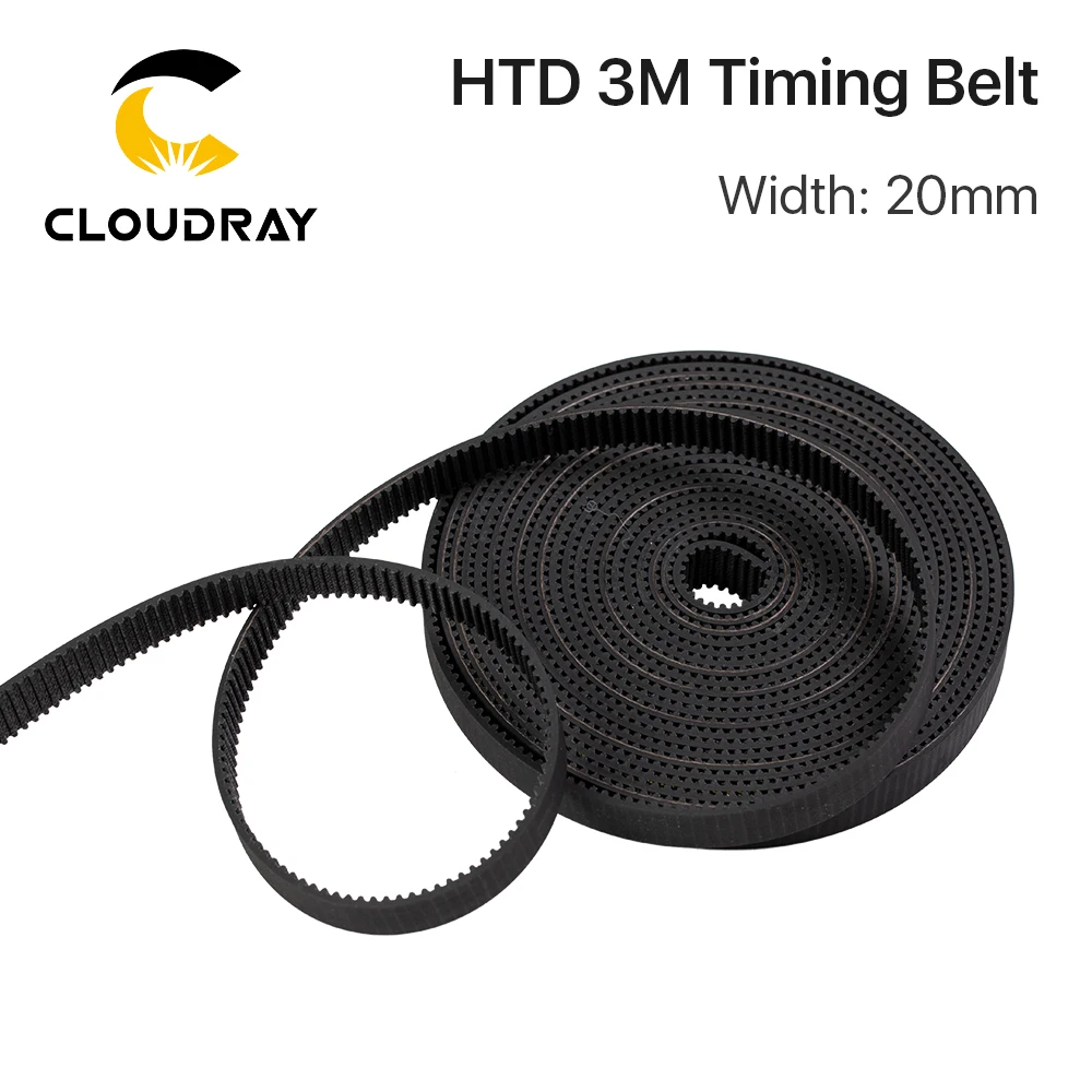 Cloudray Высокое качество 10 метров HTD3M PU открытый ремень 3 м ГРМ 3M 20 полиуретан для CO2