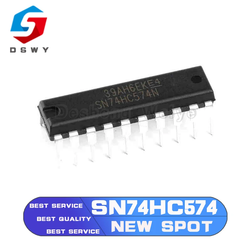 

10PCS SN74HC574N DIP20 SN74HC574 DIP 74HC574N DIP-20 74HC574 new and original IC