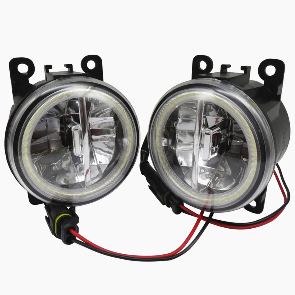 

12V car-styling DRL For Peugeot 207 307 407 607 3008 SW CC VAN 2000-2013 Fog Lamps lighting LED Lights