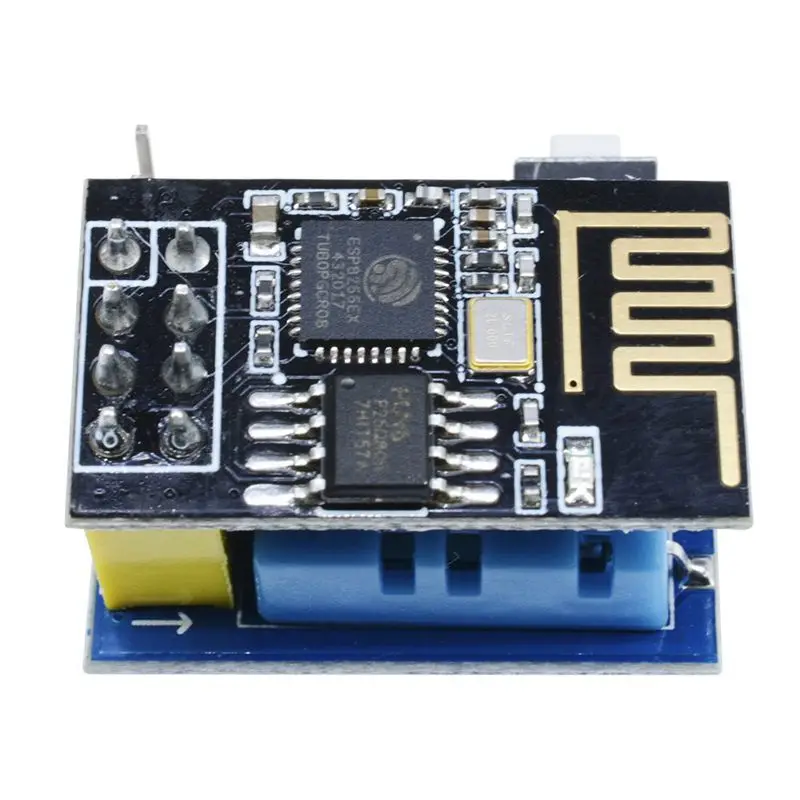 AAAE Top-ESP8266 ESP-01S Серийный беспроводной трансивер + DHT11 Температура Влажность