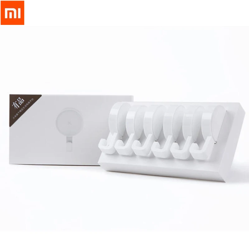 Горячие Xiaomi Mijia маленькие клейкие крючки крепкие для ванной спальни кухонные