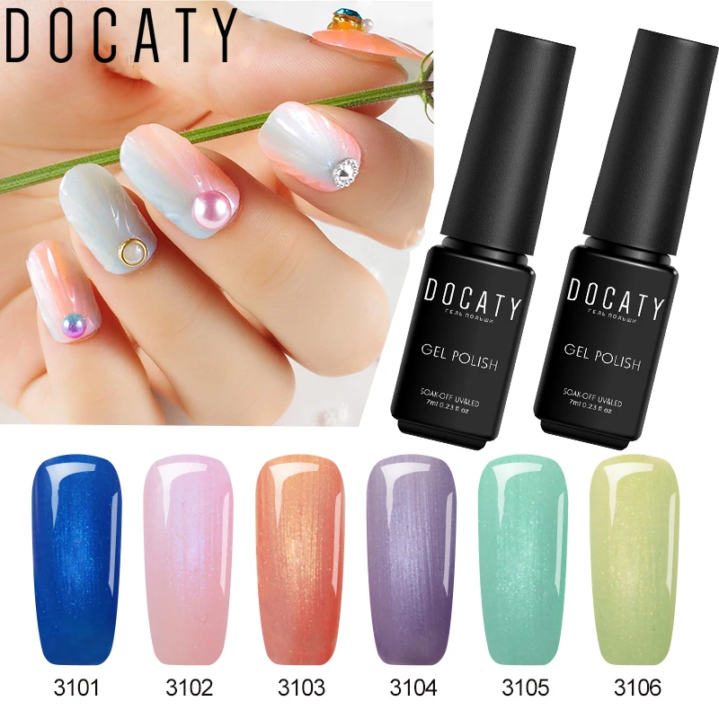 Docaty Гель лак для ногтей Pro стойкий горячий гель рождественского подарка цвета