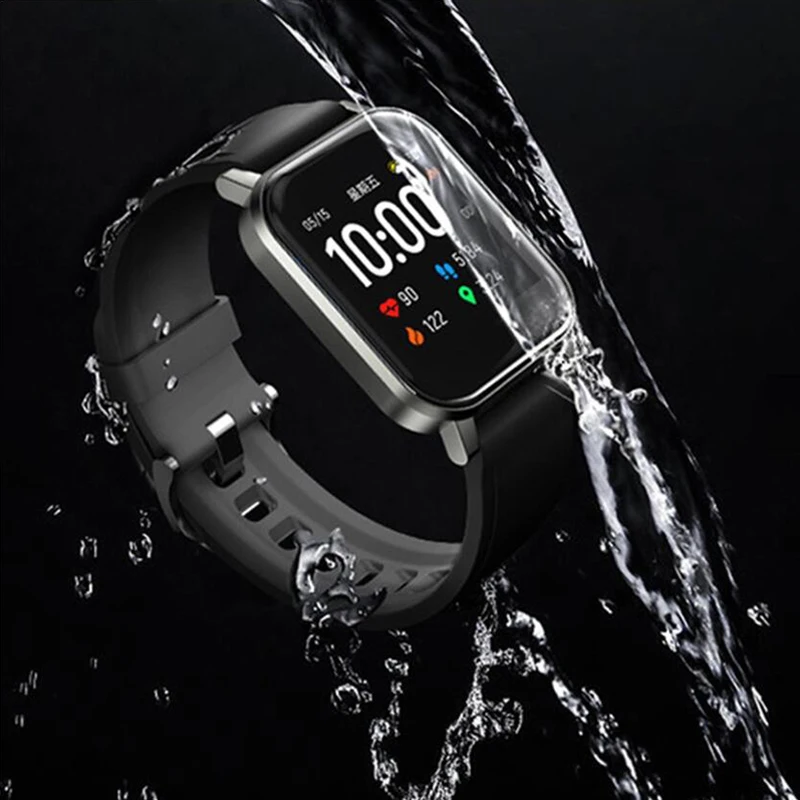 smartwatch haylou smart watch 2 1 28 pulseira black de silicone ls02 smart electronics wearable devices free global shipping