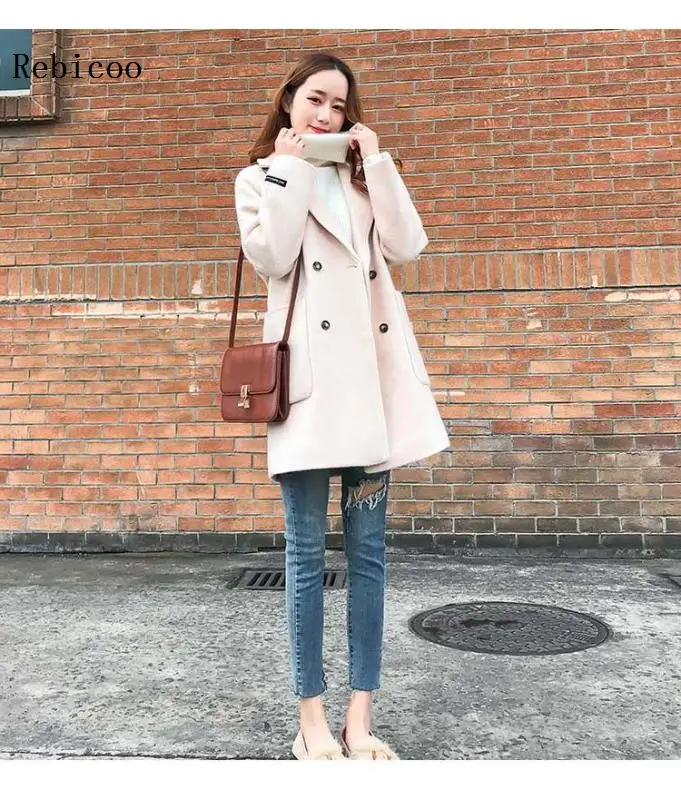 

wholesale new Autumn Winter Hot selling women's fashion casual warm jacket female bisic coats