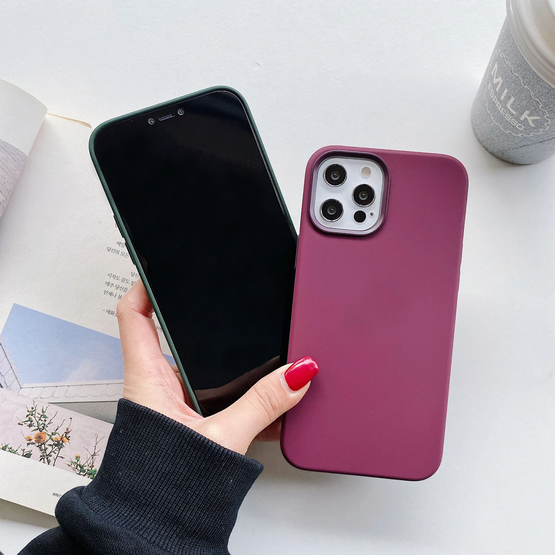 Официальный жидкий силиконовый чехол NOTOW Магнитный защитный Magsafing для iPhone 13/13Pro/13