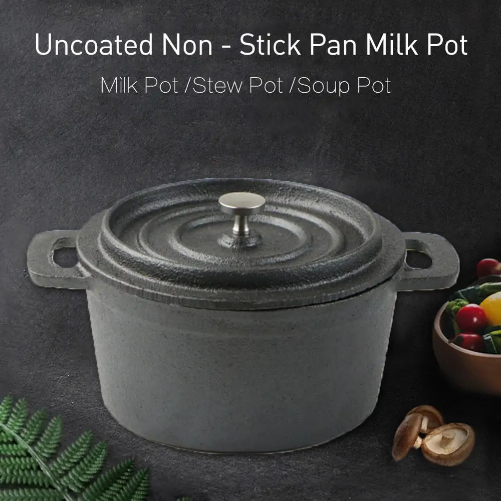 

Cooking Stew Pot Soup Pot Uncoated Non - Stick Pan Milk Panelas Cast Iron Pot Kitchen Cook Tool Cookware