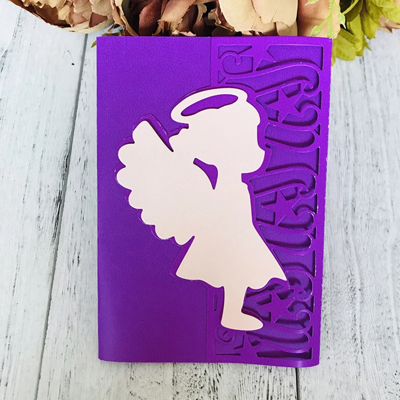 

Baby Girl Boy Metal Cutting Dies 2021 Angel Border Dies Scrapbooking Card Album Embossing Stencil Craft Die Cut Template