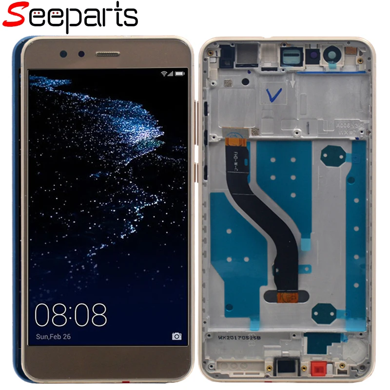 Для Huawei P10 Lite ЖК-дисплей сенсорный экран дигитайзер сборка запасные части 1920x1080 5 2