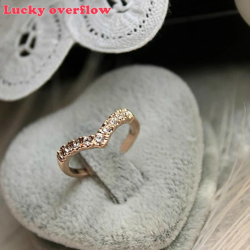 Модные ювелирные изделия luckyперелива V образный уникальный дизайн